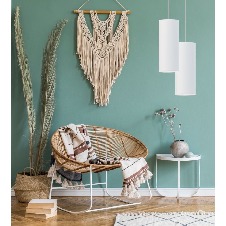 Πολύφωτο κρεμαστό ZIK 1xE27/40W/230V λευκό