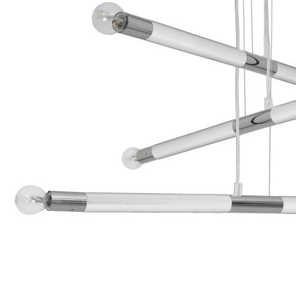 Πολύφωτο κρεμαστό με σύρμα BASTONE WHITE 6xE14/40W/230V