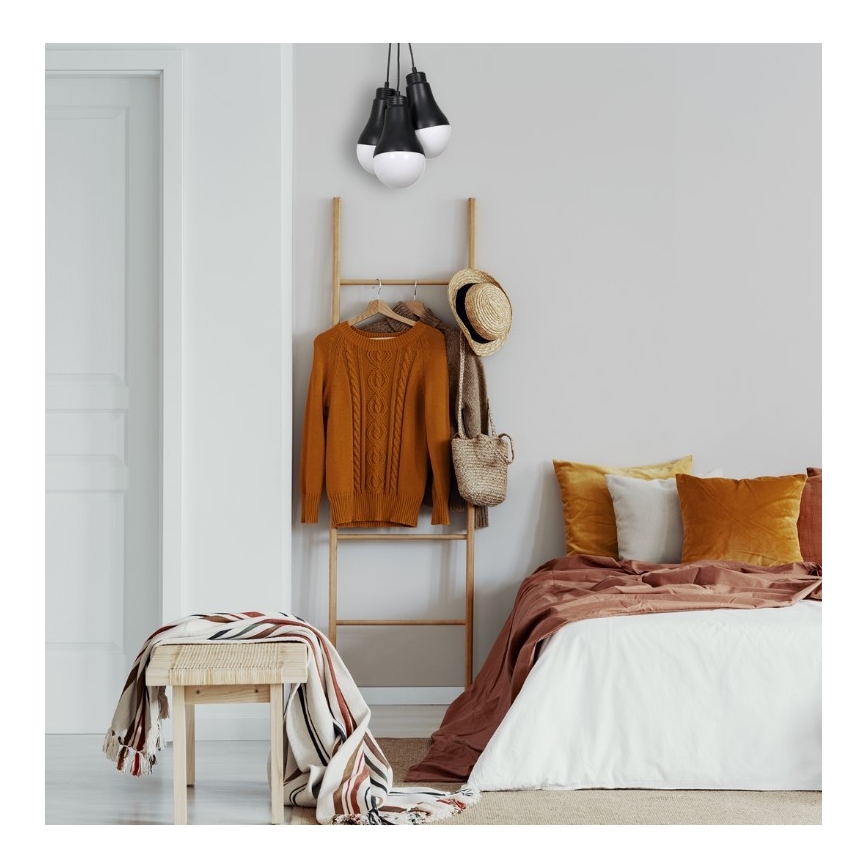 Πολύφωτο κρεμαστό με σύρμα HELIOS 3xE14/40W/230V