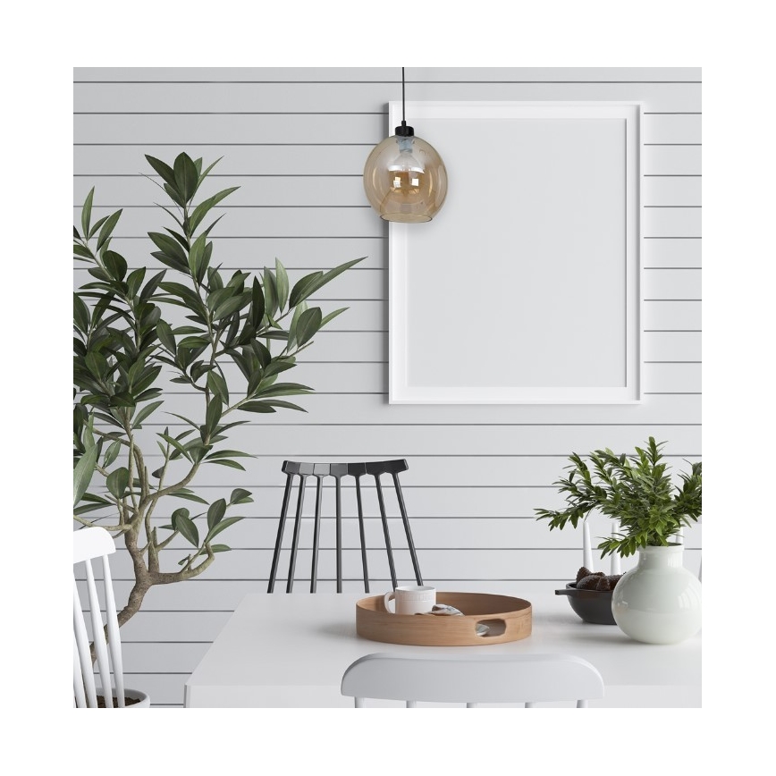 Πολύφωτο κρεμαστό με σύρμα SOFIA 1xE27/60W/230V καφέ