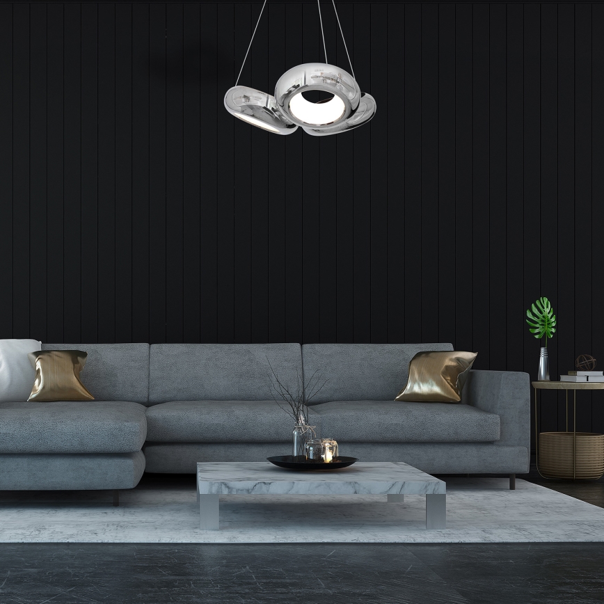 Πολύφωτο LED σε σχοινί MERCURIO 3xLED/12W/230V