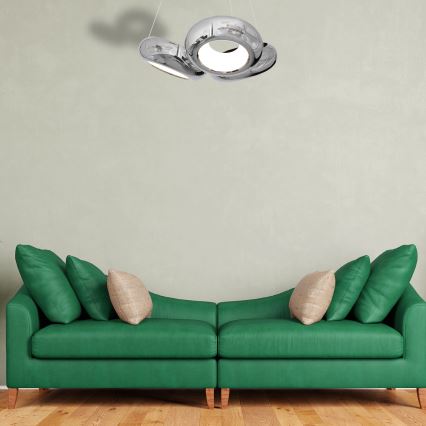 Πολύφωτο LED σε σχοινί MERCURIO 3xLED/12W/230V