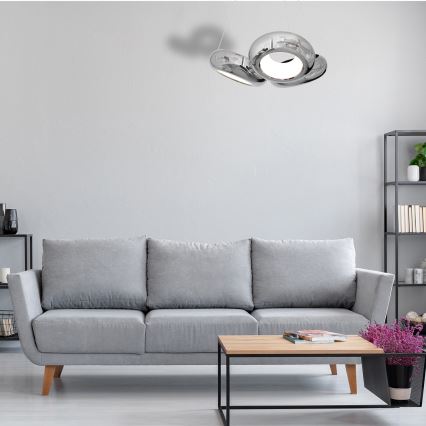 Πολύφωτο LED σε σχοινί MERCURIO 3xLED/12W/230V