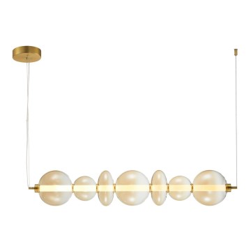 Πολύφωτο LED με συρματόσχοινο DAPHNE LED/40W/230V χρυσαφί