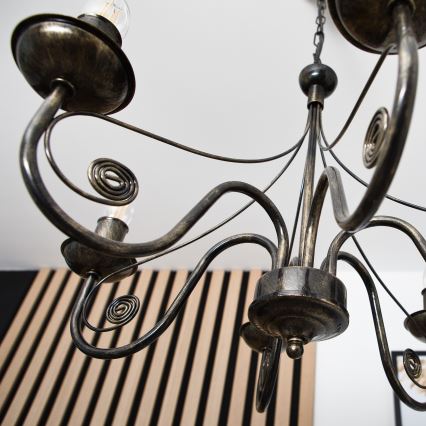 Πολύφωτο σε αλυσίδα DONATO 6xE14/40W/230V