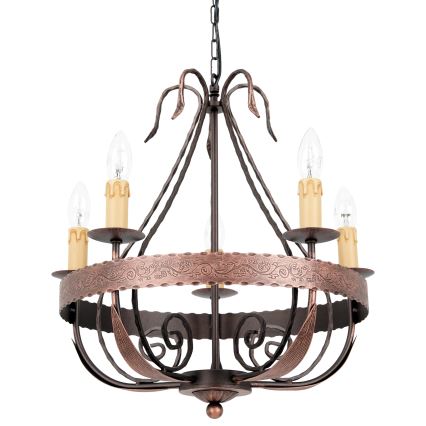 Πολύφωτο σε αλυσίδα LOARA 5xE14/60W/230V