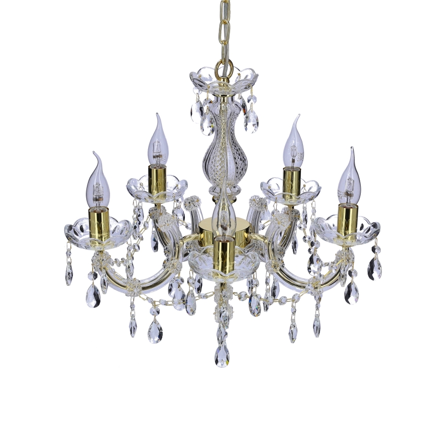 Πολύφωτο σε αλυσίδα MARIA TERESA 5xE14/40W/230V