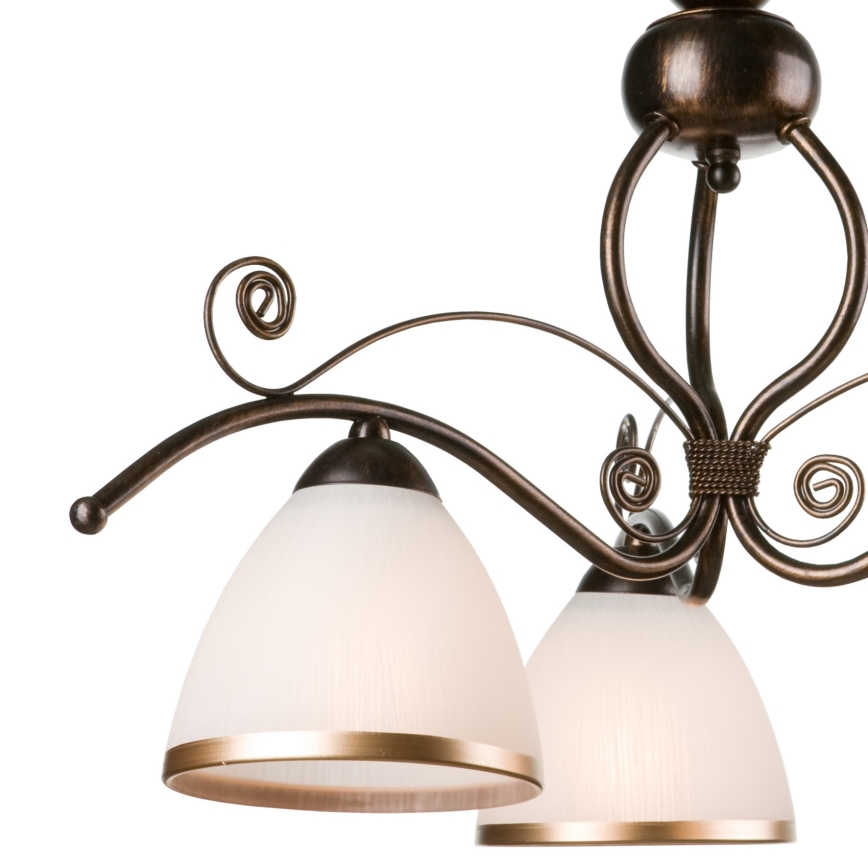 Πολύφωτο σε αλυσίδα RETRO II 3xE27/60W/230V μαύρη πατίνα