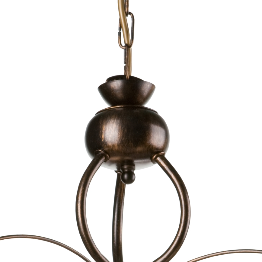 Πολύφωτο σε αλυσίδα RETRO II 3xE27/60W/230V μαύρη πατίνα