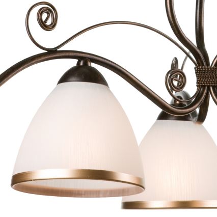 Πολύφωτο σε αλυσίδα RETRO II 3xE27/60W/230V μαύρη πατίνα