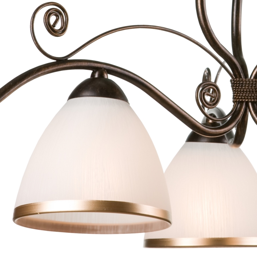 Πολύφωτο σε αλυσίδα RETRO II 3xE27/60W/230V μαύρη πατίνα