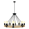 Πολύφωτο σε αλυσίδα ROPE ARTHUR 8xE27/20W/230V