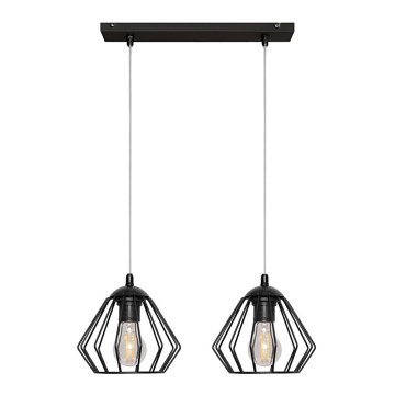 Πολύφωτο σε σχοινί AGAT 2xE27/15W/230V