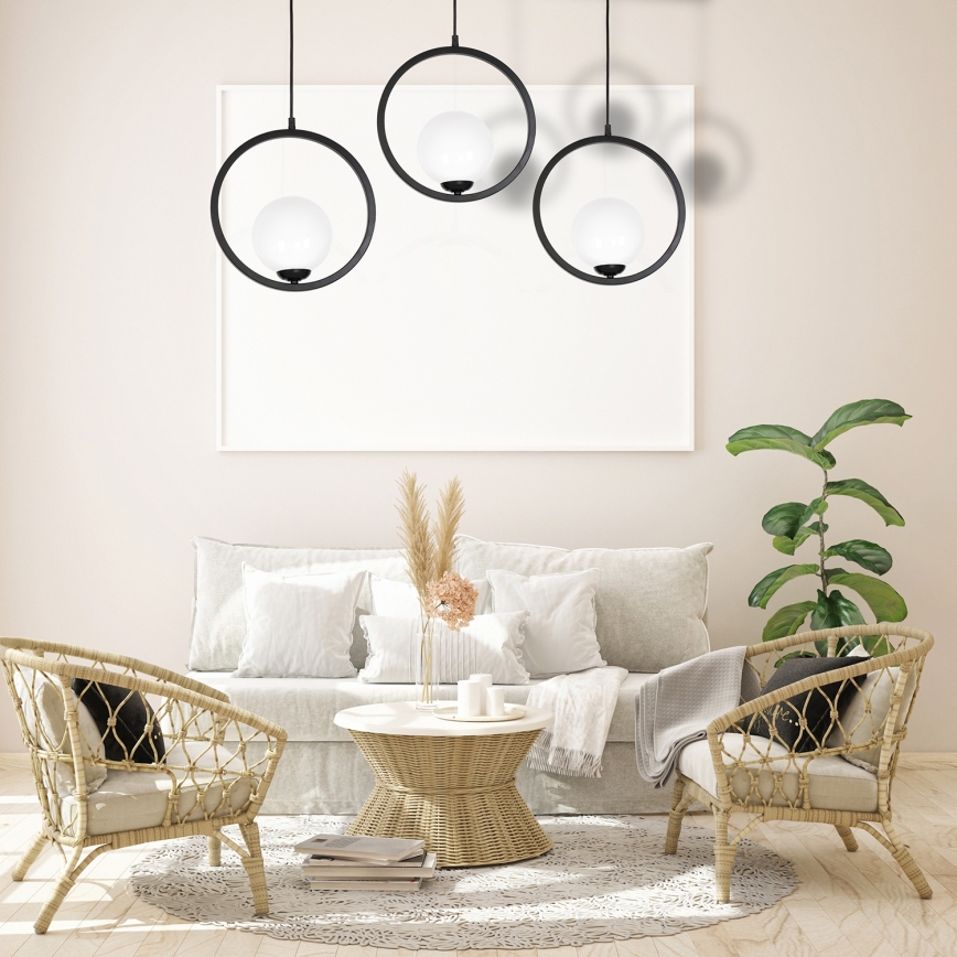 Πολύφωτο σε σχοινί BOSTON 3xE14/40W/230V