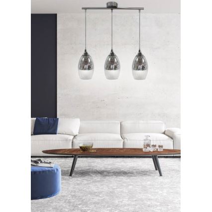 Πολύφωτο σε σχοινί CELIA 3xE27/60W/230V