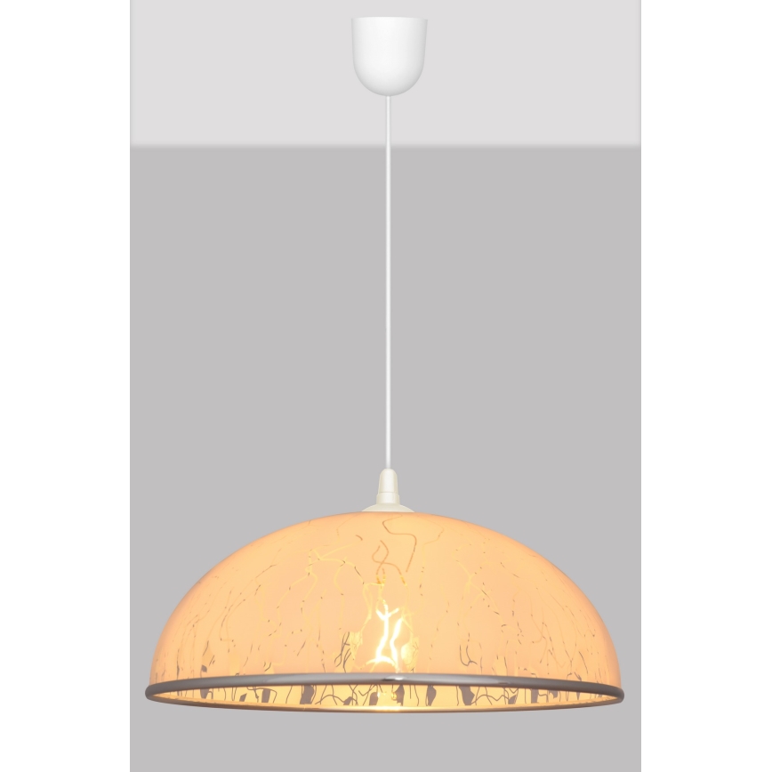 Πολύφωτο σε σχοινί CIRCLE 1xE27/15W/230V λευκό