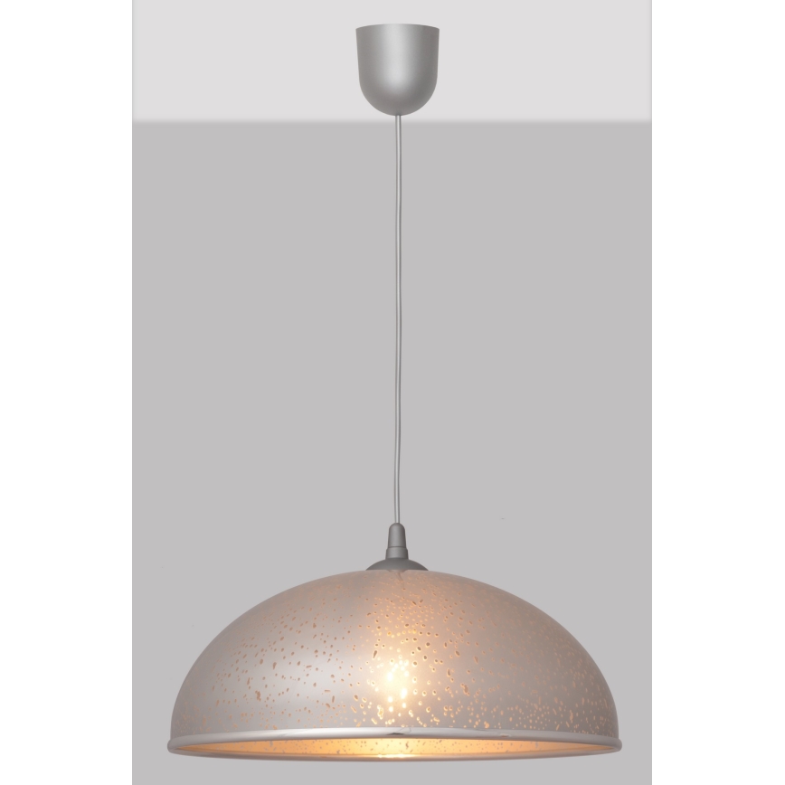 Πολύφωτο σε σχοινί CIRCLE 1xE27/15W/230V γκρι