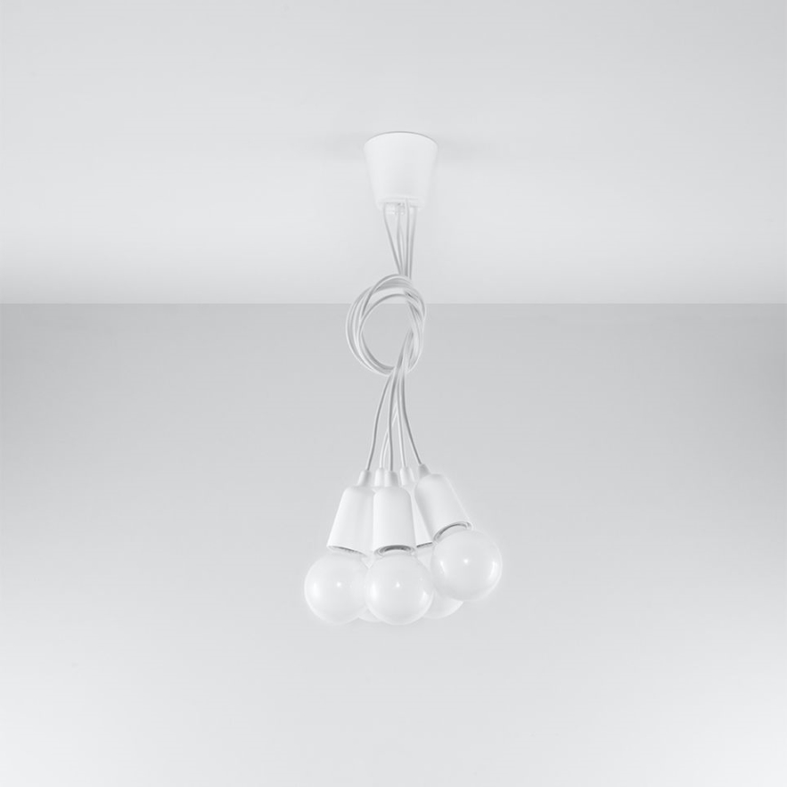 Πολύφωτο σε σχοινί DIEGO 5xE27/60W/230V