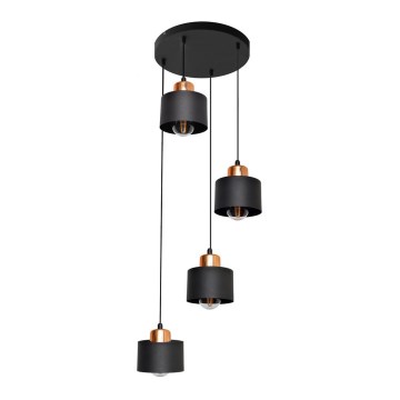 Πολύφωτο σε σχοινί EDISON 4xE27/15W/230V