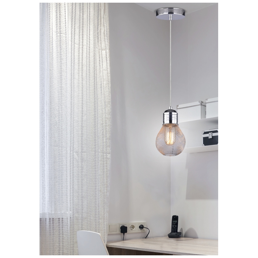 Πολύφωτο σε σχοινί GLIVA 1xE27/60W/230V