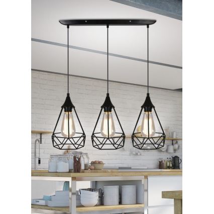 Πολύφωτο σε σχοινί GRAF 3xE27/60W/230V