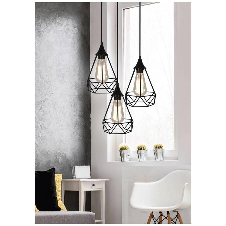 Πολύφωτο σε σχοινί GRAF 3xE27/60W/230V