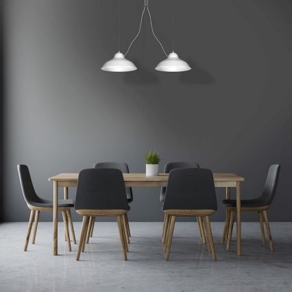 Πολύφωτο σε σχοινί GUSTAV 2xE27/60W/230V