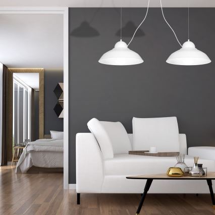 Πολύφωτο σε σχοινί GUSTAV 2xE27/60W/230V