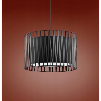 Πολύφωτο σε σχοινί HARMONY BLACK 3xE27/60W/230V