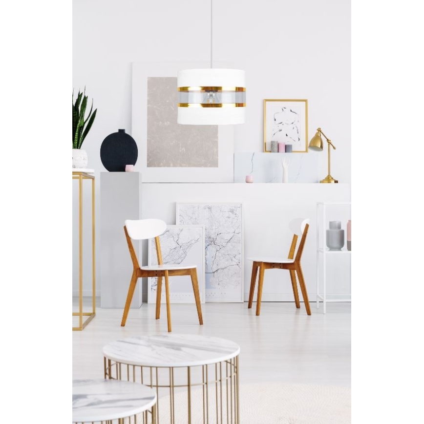 Πολύφωτο σε σχοινί LIND 1xE27/60W/230V λευκό