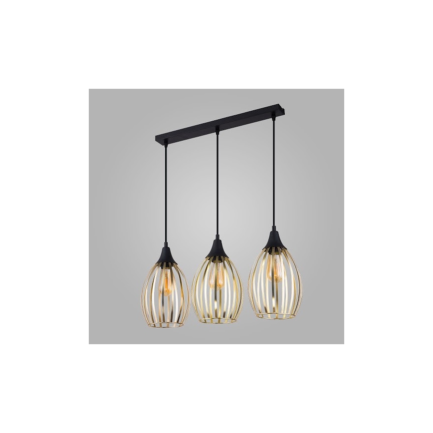 Πολύφωτο σε σχοινί LIZA 3xE27/60W/230V