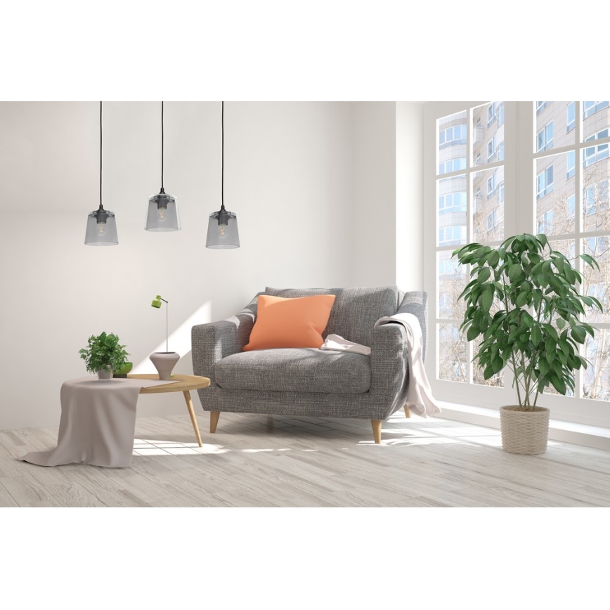 Πολύφωτο σε σχοινί LUCEA 3xE27/15W/230V