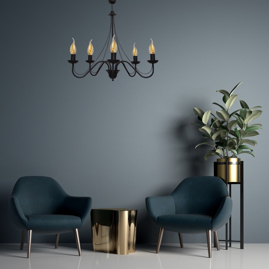 Πολύφωτο σε σχοινί MALBO II 5xE14/10W/230V