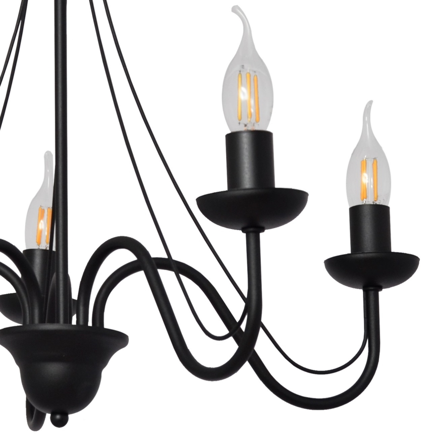 Πολύφωτο σε σχοινί MALBO II 5xE14/10W/230V