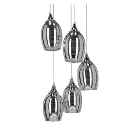 Πολύφωτο σε σχοινί MARINA 5xE27/60W/230V