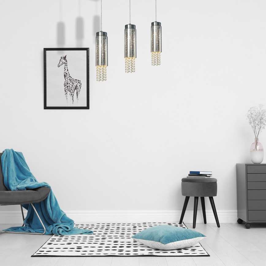 Πολύφωτο σε σχοινί MOONLIGHT 3xE14/40W/230V