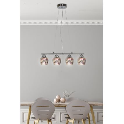 Πολύφωτο σε σχοινί SIRIUS 4xE27/60W/230V