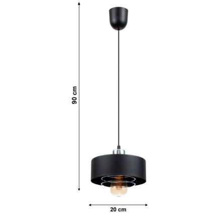 Πολύφωτο σε σχοινί VEST 1xE27/60W/230V