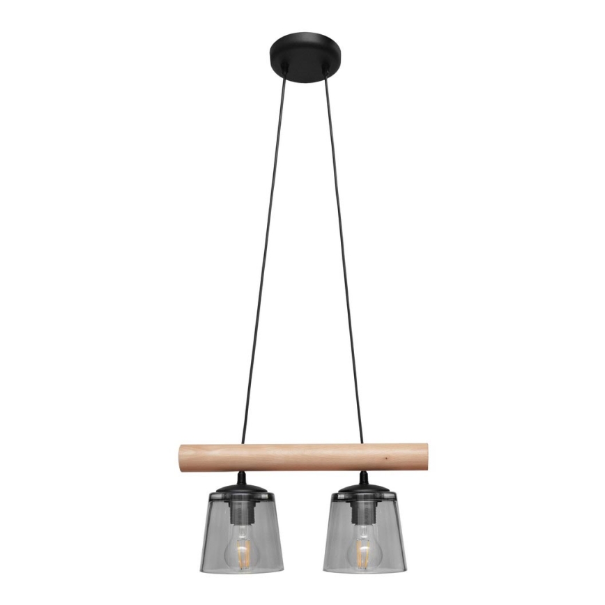 Πολύφωτο σε σχοινί WOODSTOCK 2xE27/15W/230V