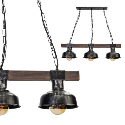 Πολύφωτο ράγα FARO 3xE27/60W/230V