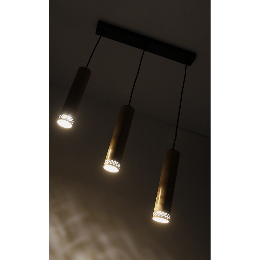 Πολύφωτο ράγα TUBO 3xGU10/25W/230V