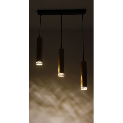 Πολύφωτο ράγα TUBO 3xGU10/25W/230V