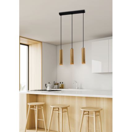 Πολύφωτο ράγα TUBO 3xGU10/25W/230V