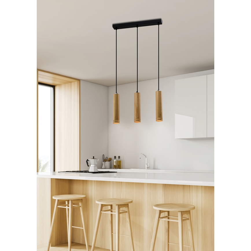 Πολύφωτο ράγα TUBO 3xGU10/25W/230V