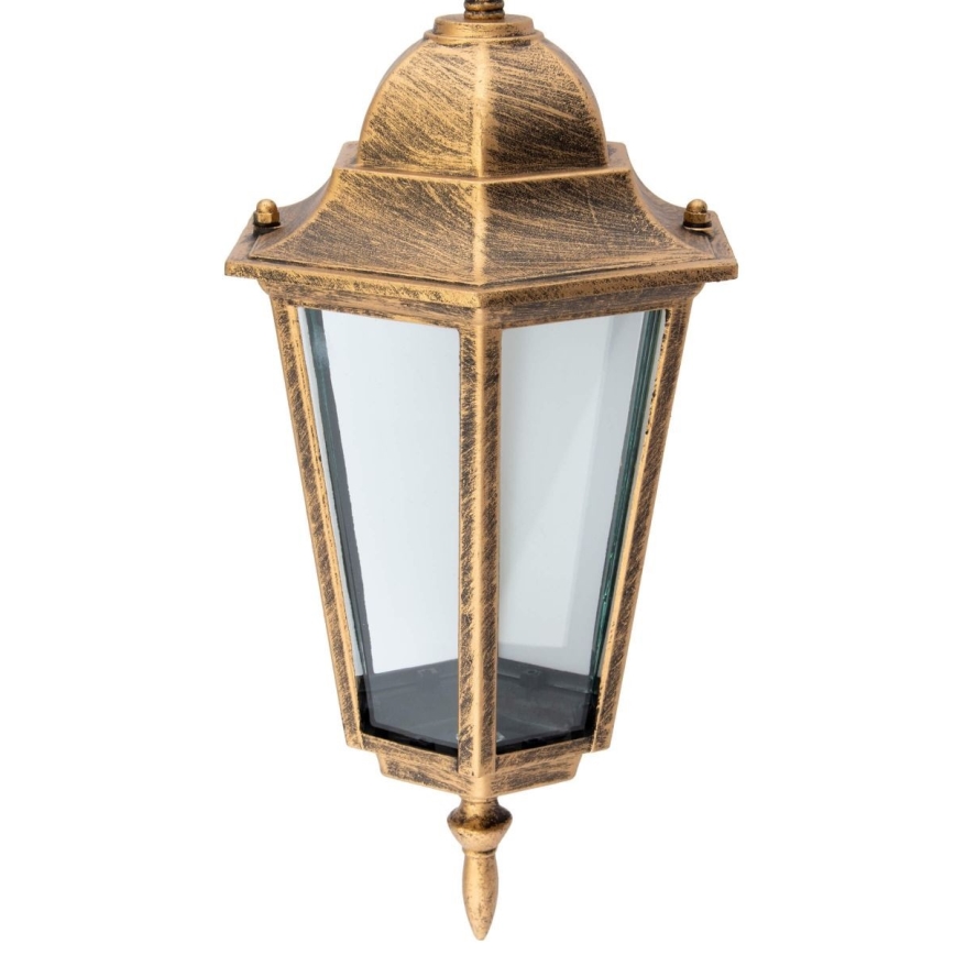 Πολύφωτο εξωτερικού χώρου με αλυσίδα 1xE27/60W/230V χρυσαφί IP44