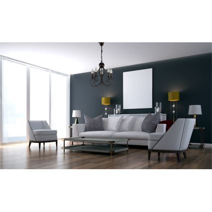 Πολύφωτο με αλυσίδα VINCENT 5xE14/40W/230V