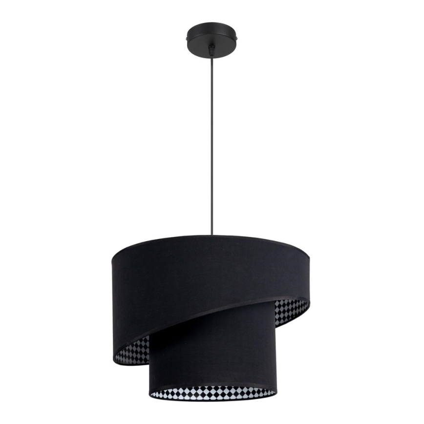 Πολύφωτο με σύρμα LORI 1×E27/60W/230V Μαύρο