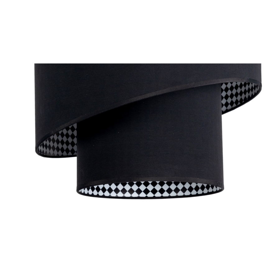 Πολύφωτο με σύρμα LORI 1×E27/60W/230V Μαύρο