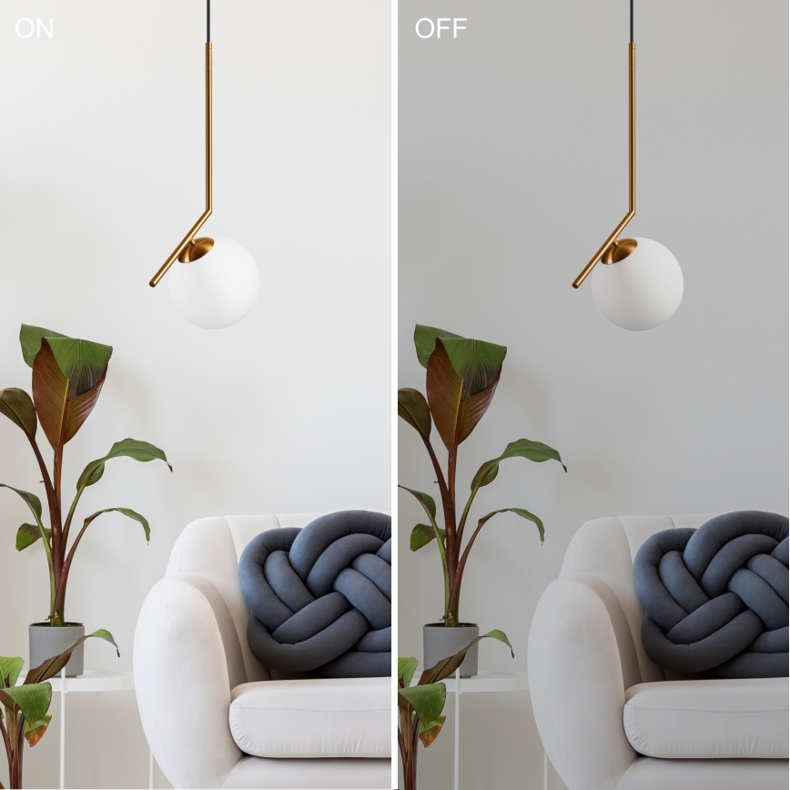 Πολύφωτο με συρματόσχοινο AMBER 1xG9/5W/230V 130 cm