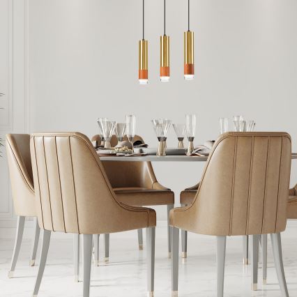 Πολύφωτο με συρματόσχοινο AURELIA 3xGU10/10W/230V